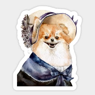 Paulette the Pomeranian Sticker